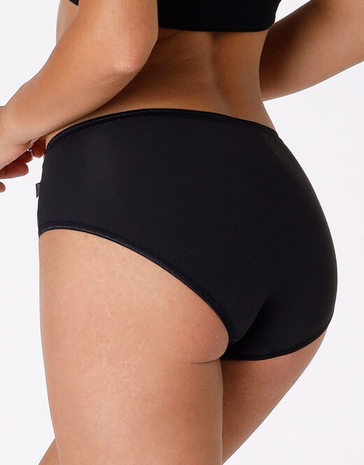 Lovable Slip midi lovely, nero in cotone soft Offerta Anniversario