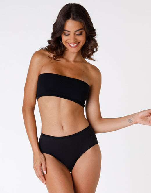 Lovable Slip midi lovely, nero in cotone soft Offerta Anniversario