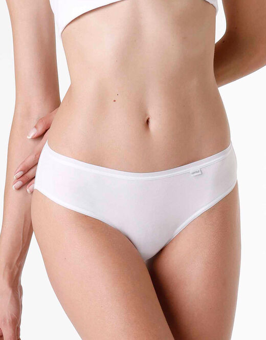 Lovable Slip mini lovely in cotone modal, bianco Online Outlet