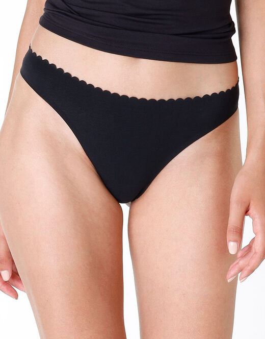 Lovable Multipack Brasiliano invisible softness, X3 nero Liquidazione