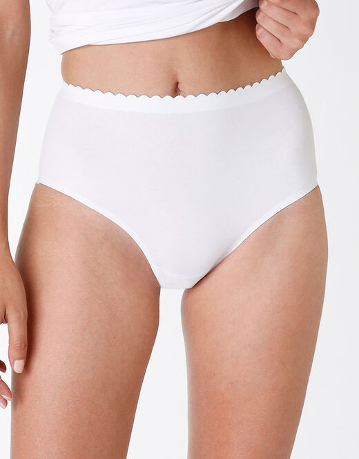Lovable Multipack Slip alto invisible softness X3, bianco Esporta salva