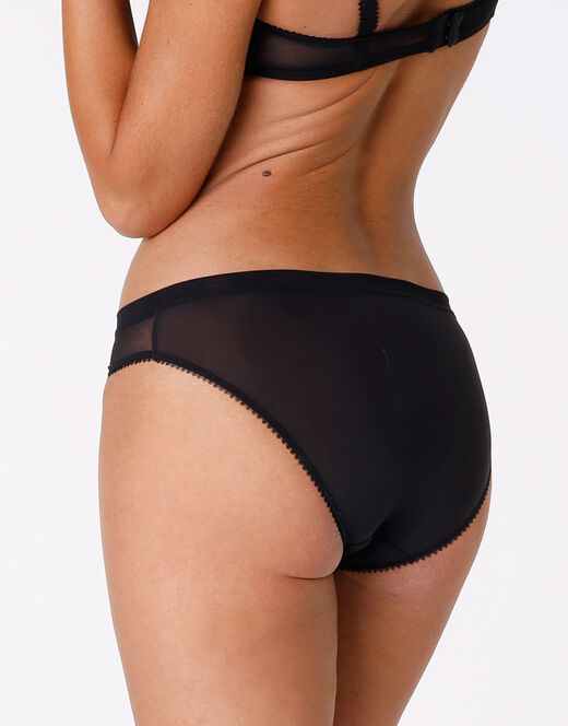Lovable Slip Celebrity nero in pizzo e tulle Presa