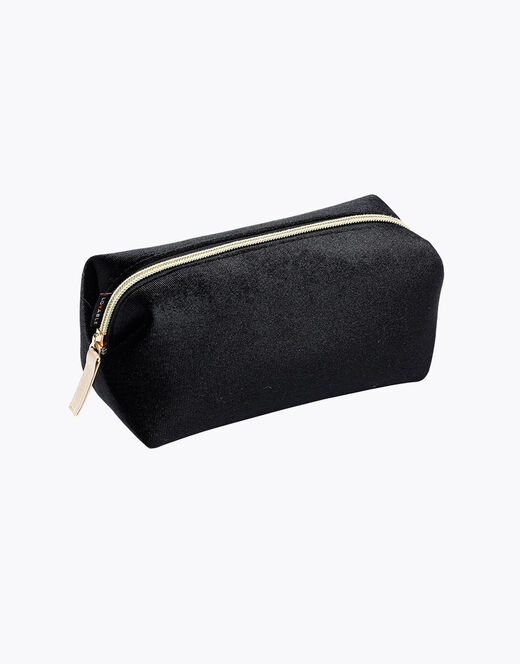 Lovable Pochette trousse in velluto, nera Vendita Calda