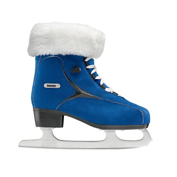 Roces Pattino da ghiaccio-mod. FUR BLU-BIANCO