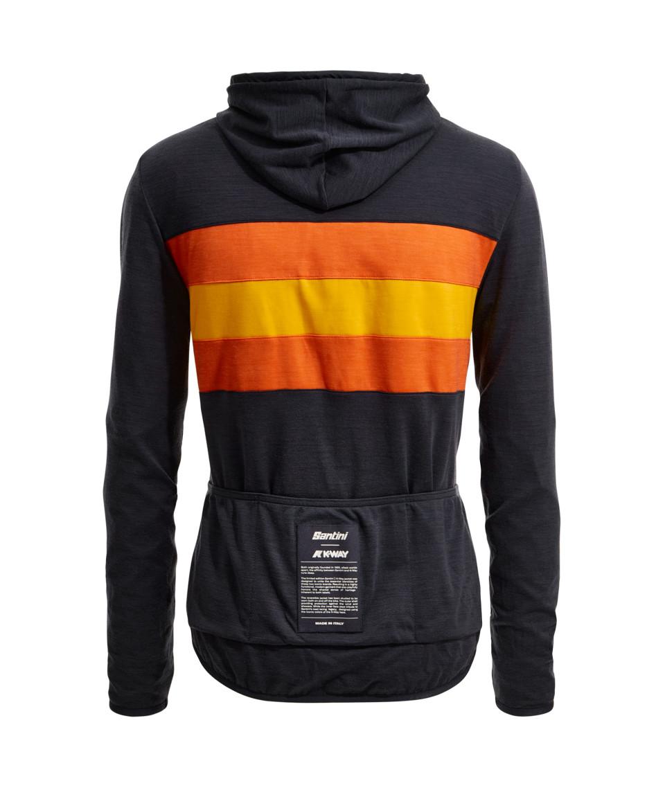 Santini SANTINI x K-WAY - GIACCA ANTIVENTO REVERSIBILE Promozione Limitata