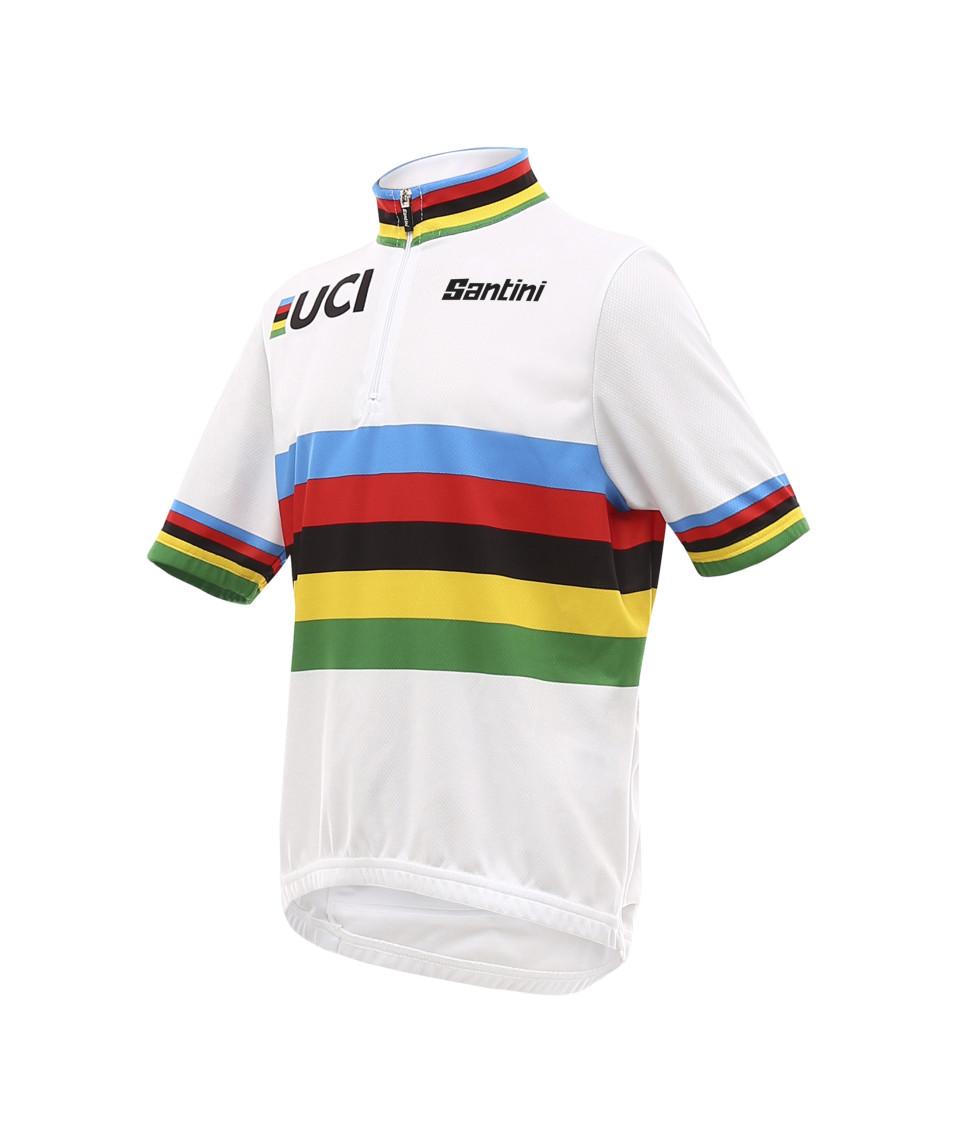 Santini UCI OFFICIAL CAMPIONE DEL MONDO - MAGLIA BAMBINO Convenienza