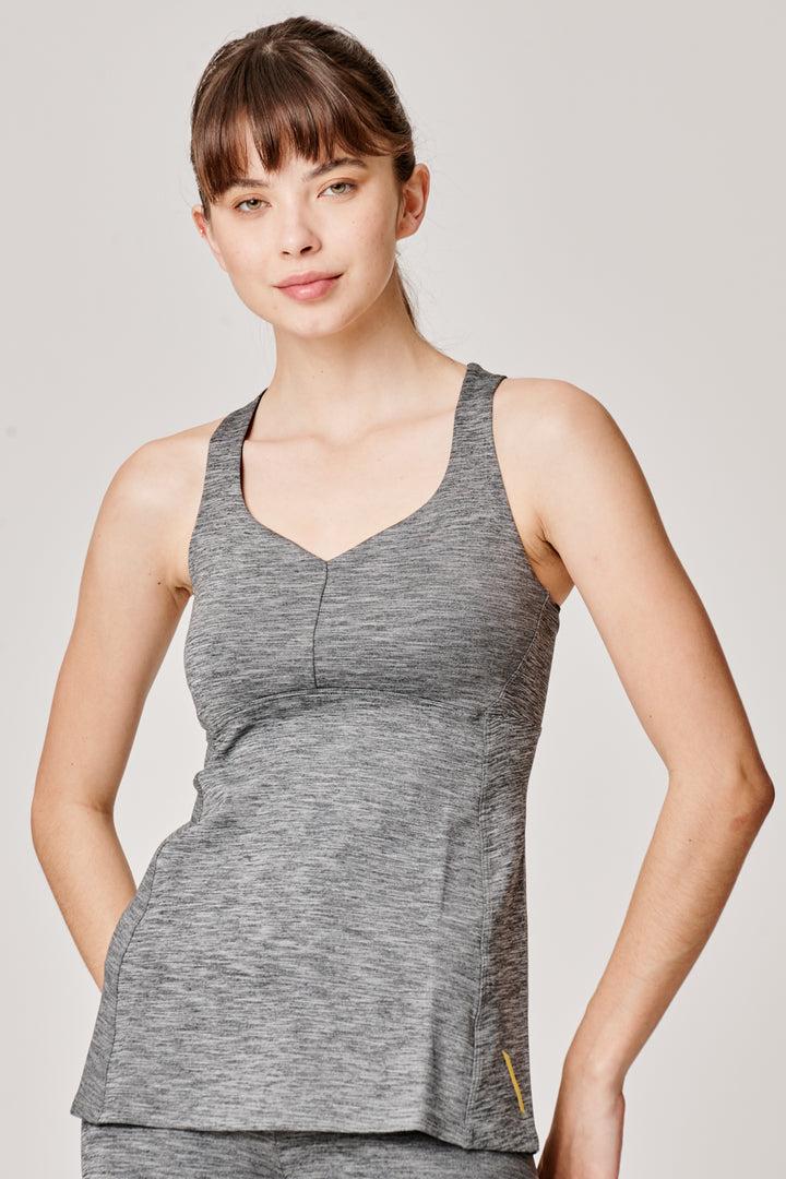 Sàpopa Pesca Grey Tank Top Vendita Calda