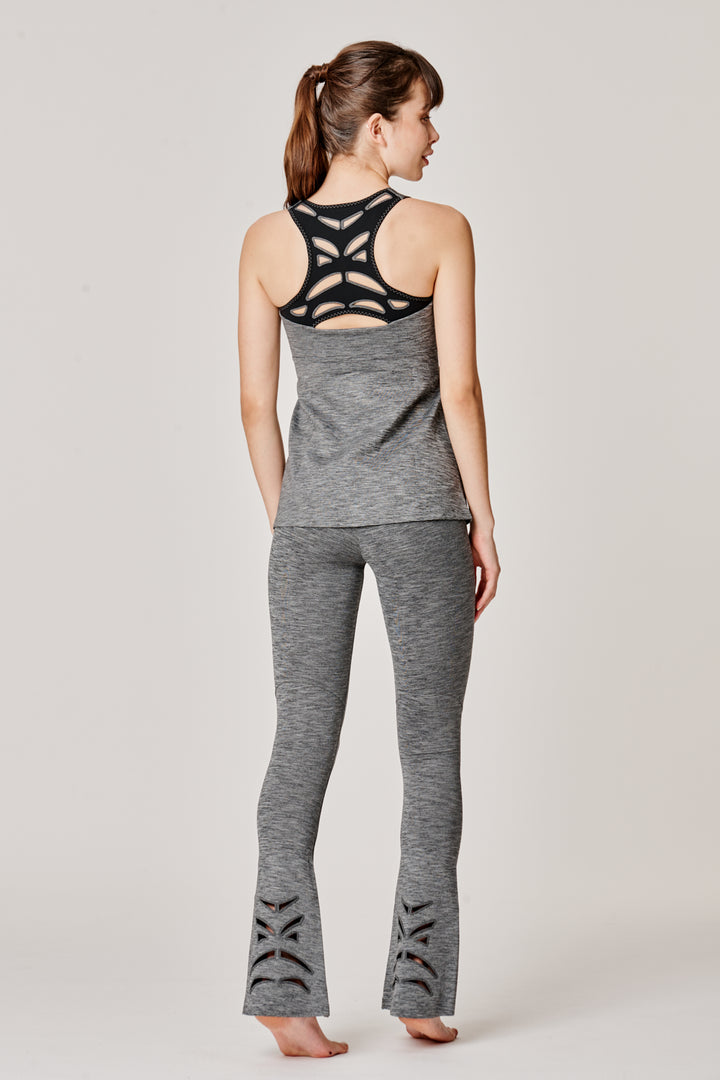 Sàpopa Pesca Grey Tank Top Vendita Calda