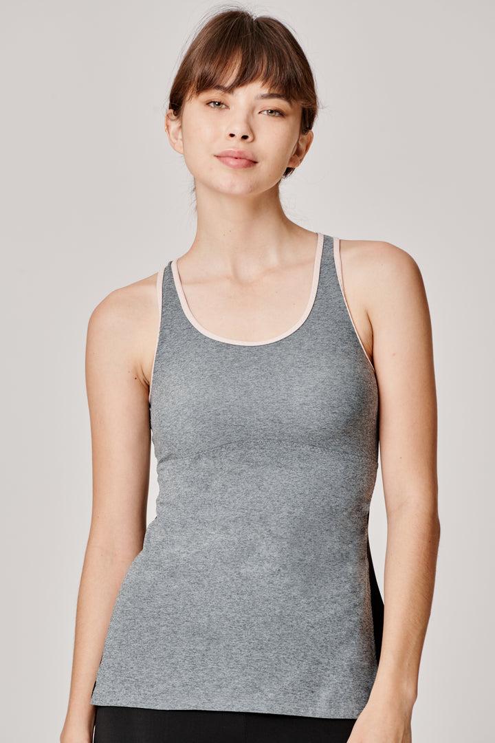 Sàpopa Classico Grey-Pink Tank Top I Più Venduti