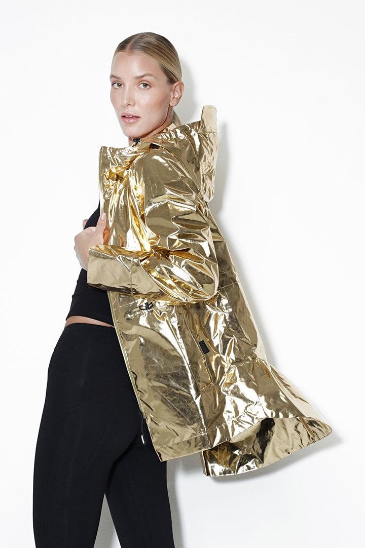 Sàpopa Scudo 2.0 Gold Nylon Windbreaker