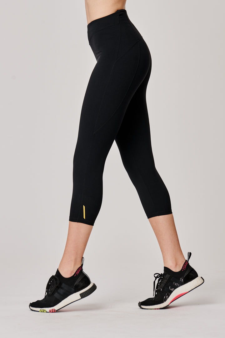 Sàpopa Valeria Crop Black Leggings