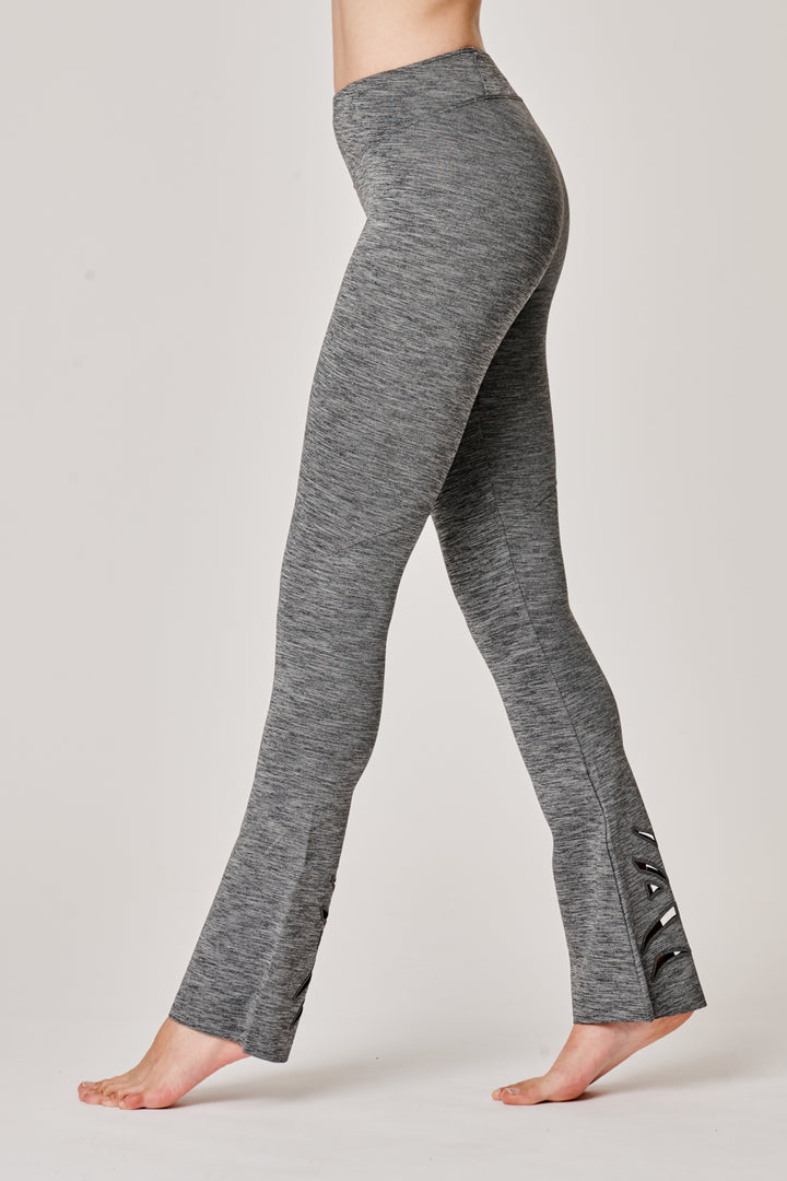 Sàpopa Vortice Grey Flare Leggings Pezzi Unici
