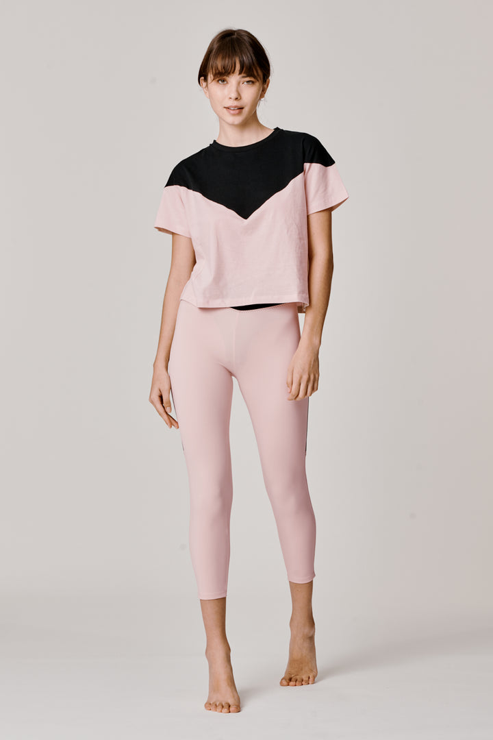Sàpopa Valeria Crop Pink Leggings Nuova