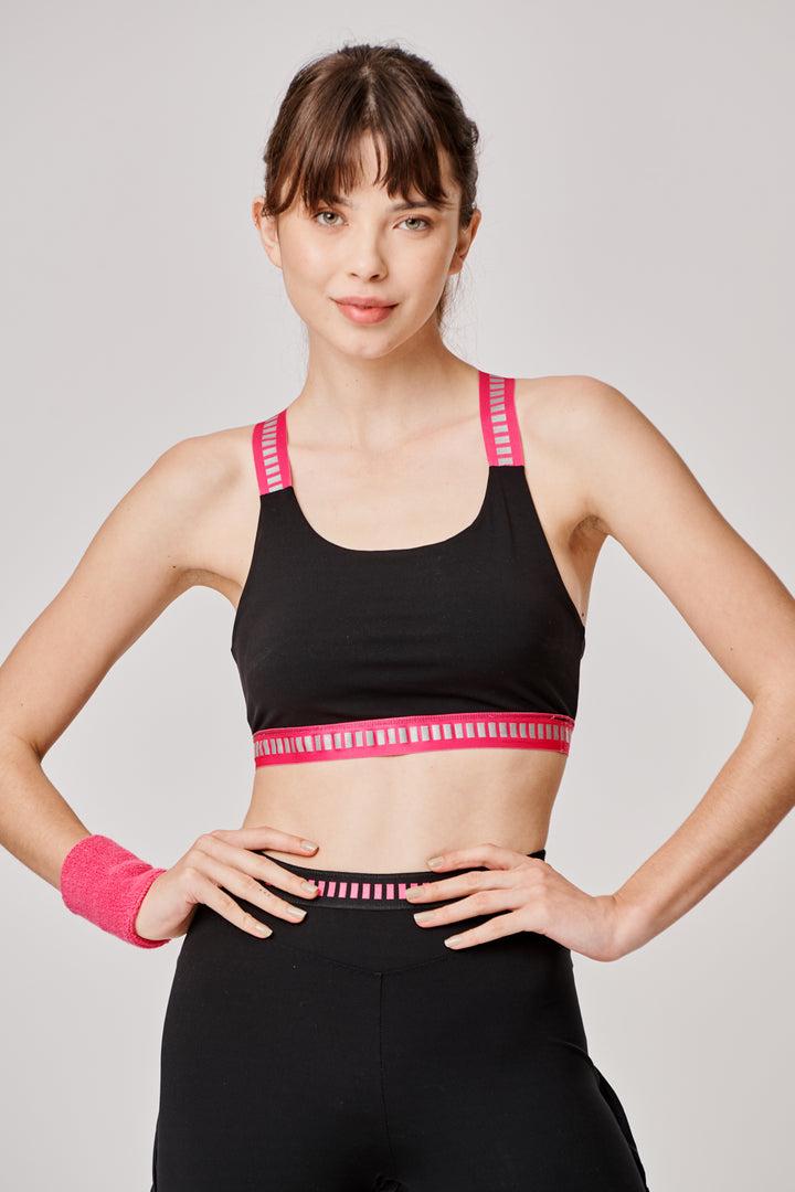 Sàpopa Cloe Black-Fucsia Bra Italy