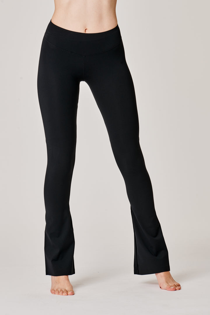 Sàpopa Vortice Black Flare Leggings Promozione