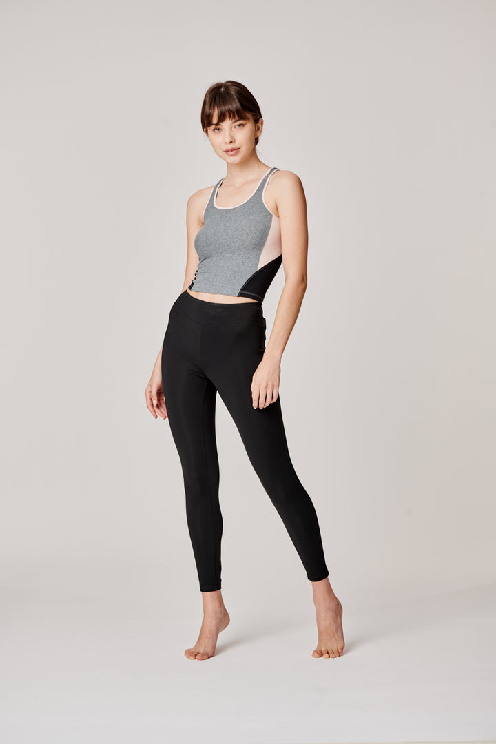 Sàpopa Classy Grey-Pink Crop Top Acquista Ora