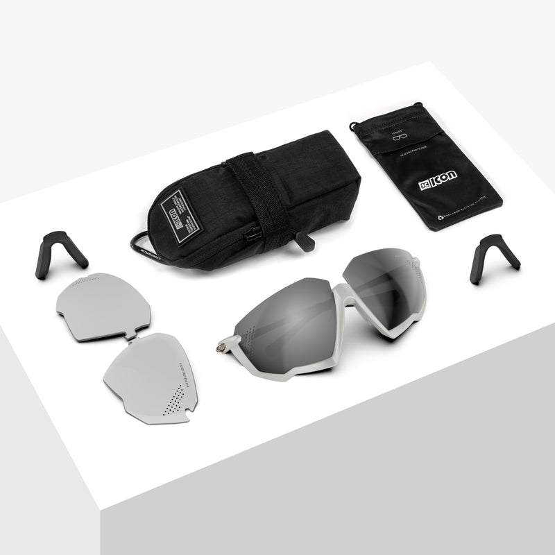 Scicon Aerojet Occhiali Ciclismo Bianco/Argento Sconto