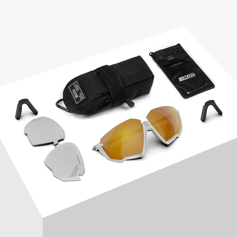 Scicon Aerojet Occhiali Ciclismo Bianco/Bronzo Offerta