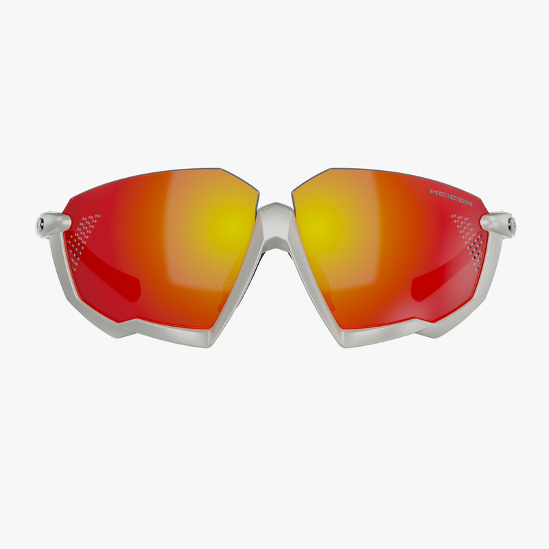 Scicon Aerojet Occhiali Ciclismo Bianco/Rosso Spedizione Gratuita