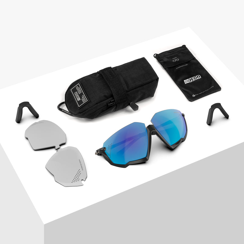 Scicon Aerojet Occhiali Ciclismo Nero/Blu Acquista Ora