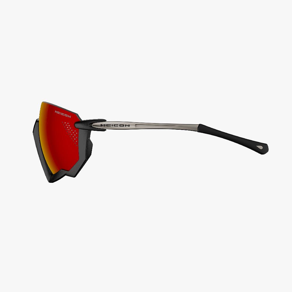 Scicon Aerojet Occhiali Ciclismo Nero/Rosso Consegna Veloce