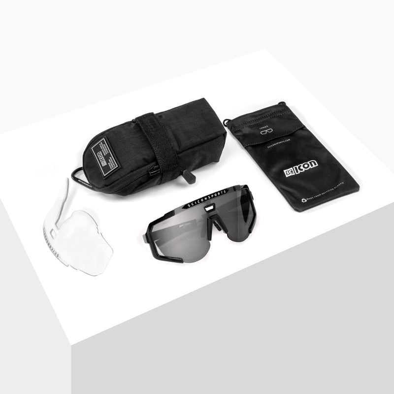 Scicon Occhiali Sportivi Aeroscope Antracite/Argento Convenienza