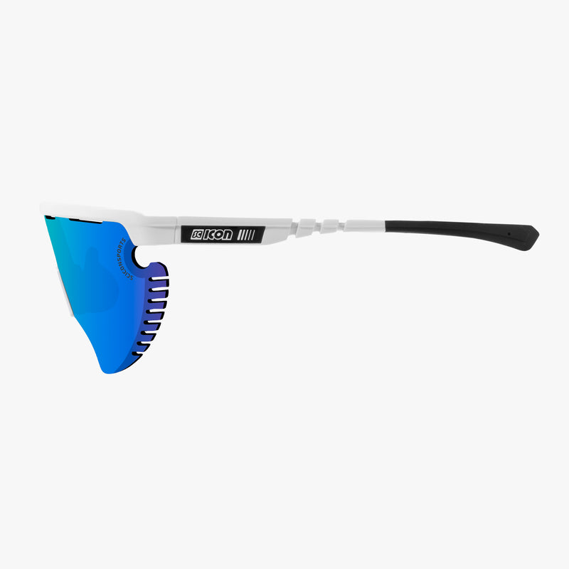 Scicon Occhiali Sportivi Aerowing Lamon Montatura Bianca/Lente Blu Negozio