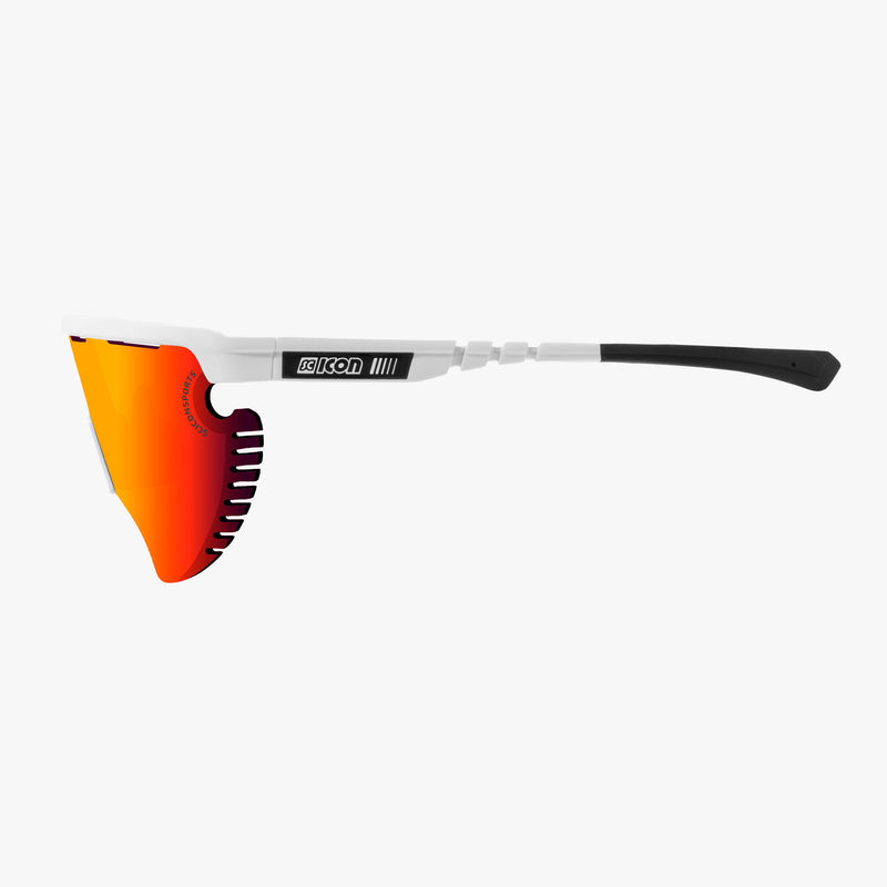 Scicon Occhiali Sportivi Aerowing Lamon Bianchi/Lente Rossa Specchiata Qualità