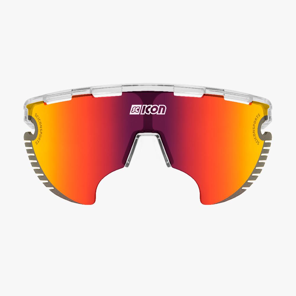 Scicon Occhiali Aerowing Lamon Cristallo/Lente Rossa Specchiata Vendita