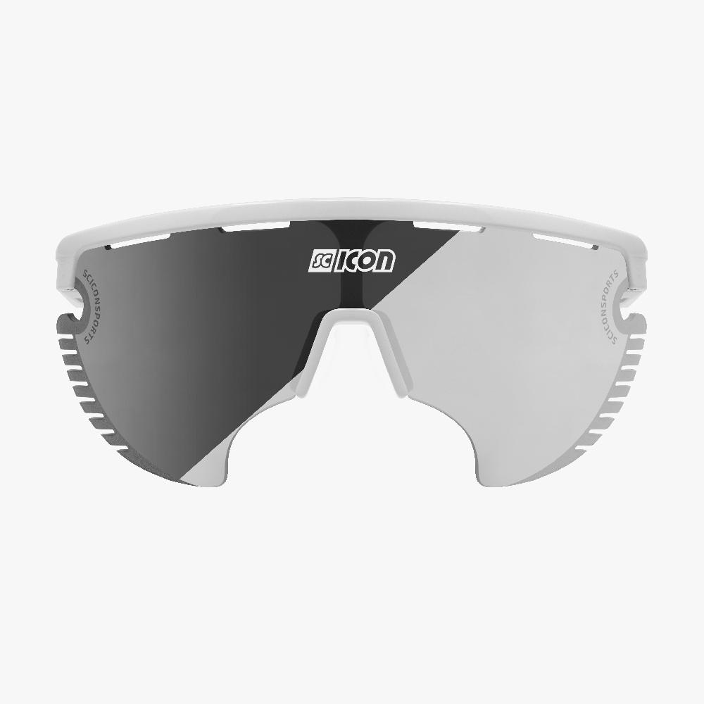 Scicon Occhiali Sportivi Aerowing Lamon Bianca/Lente Argento Promozione