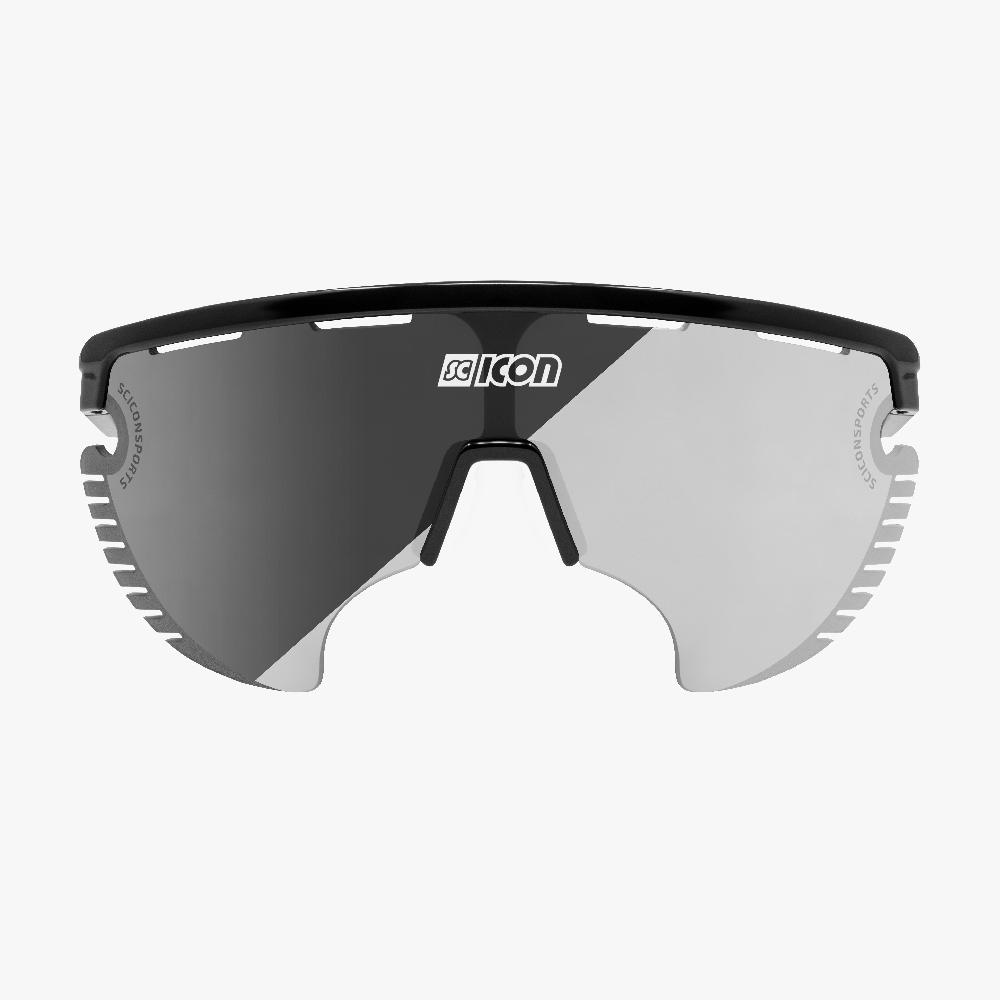 Scicon Occhiali Sportivi Aerowing Lamon Neri/Lente Argento Pezzi Unici