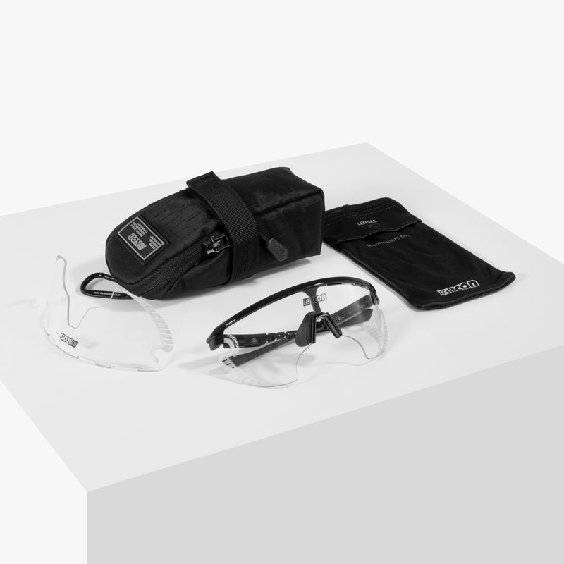 Scicon Occhiali Sportivi Aerowing Lamon Neri/Lente Argento Pezzi Unici