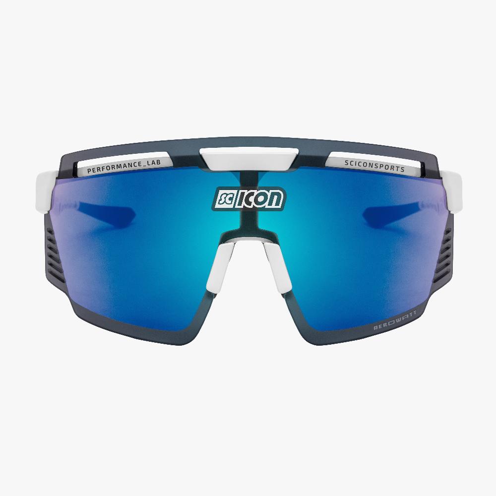 Scicon Aerowatt Occhiali Sportivi Bianco/Blu Convenienza