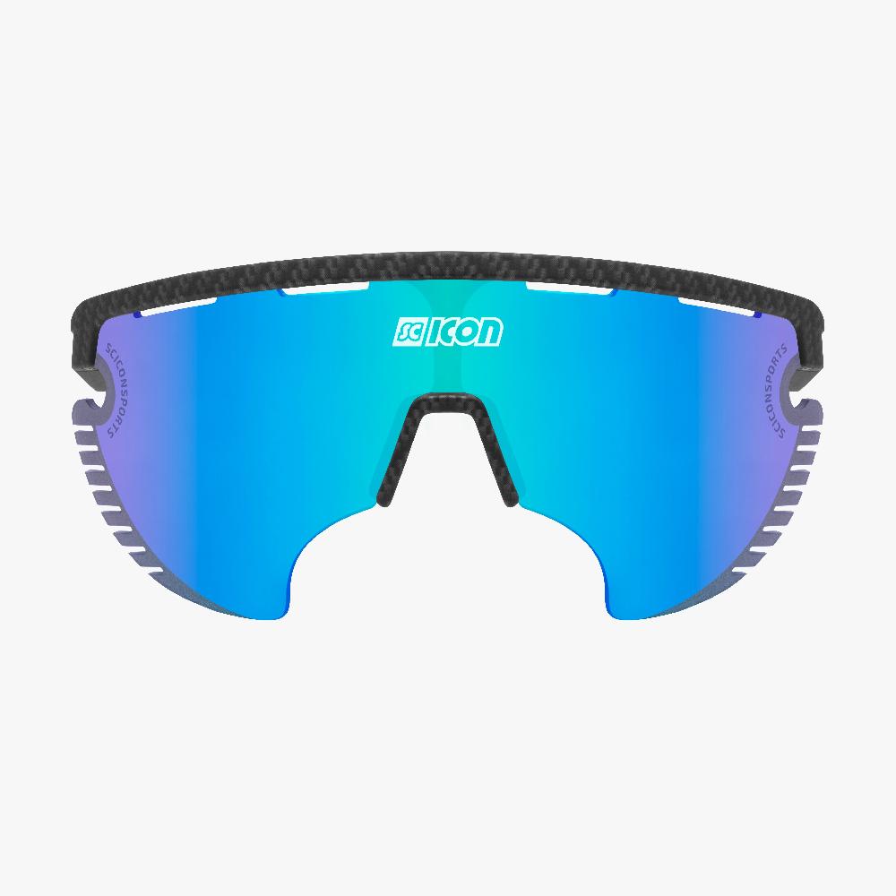 Scicon Occhiali Sportivi Aerowing Lamon Carbon/Lente Blu Specchiata Offerta