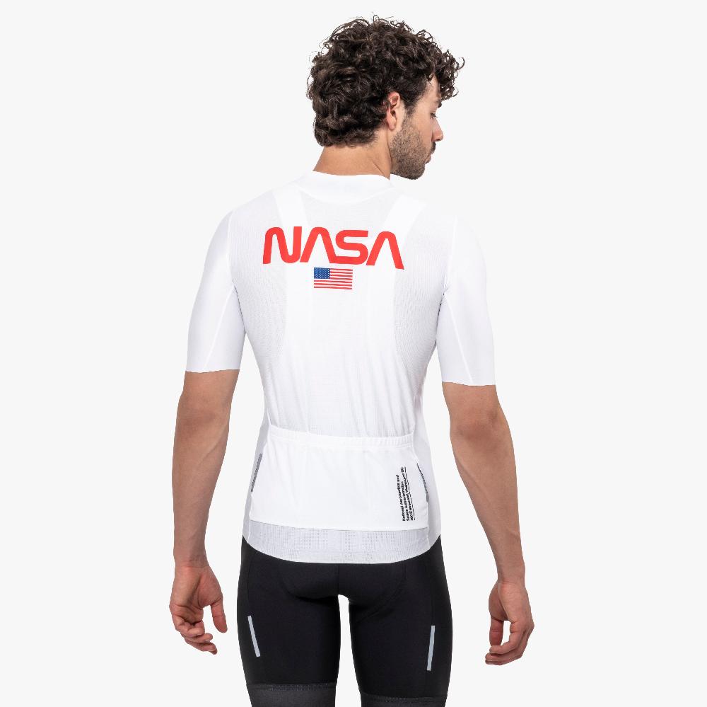 Scicon Maglia Ciclismo X-OverSpace Agency 03 Bianca Vendita Calda