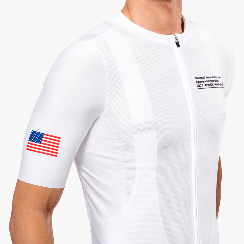 Scicon Maglia Ciclismo X-OverSpace Agency 03 Bianca Vendita Calda