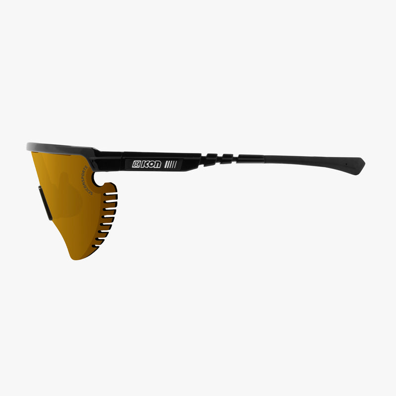 Scicon Occhiali Sportivi Aerowing Lamon Nera/Lente Bronzo Specchiata Vendita Economica