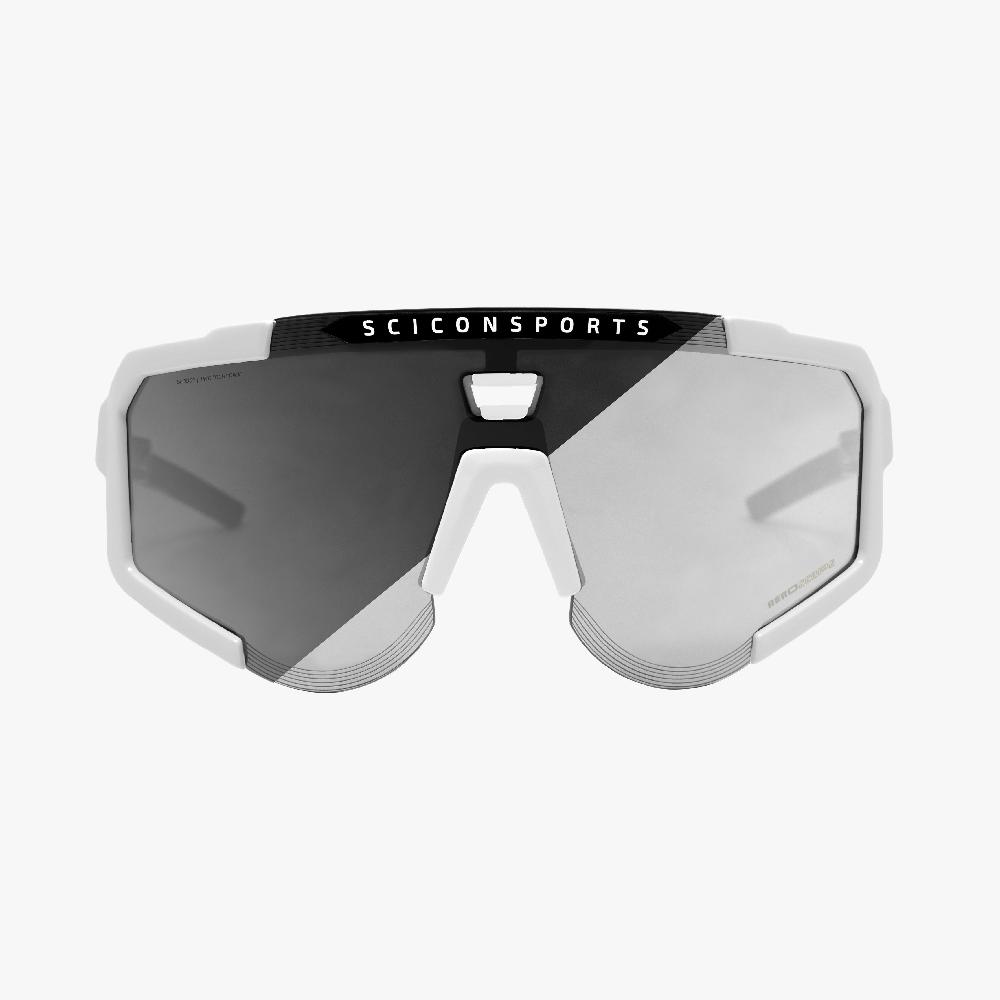 Scicon Occhiali Sportivi Aeroscope Bianco/Argento Vendita Economica