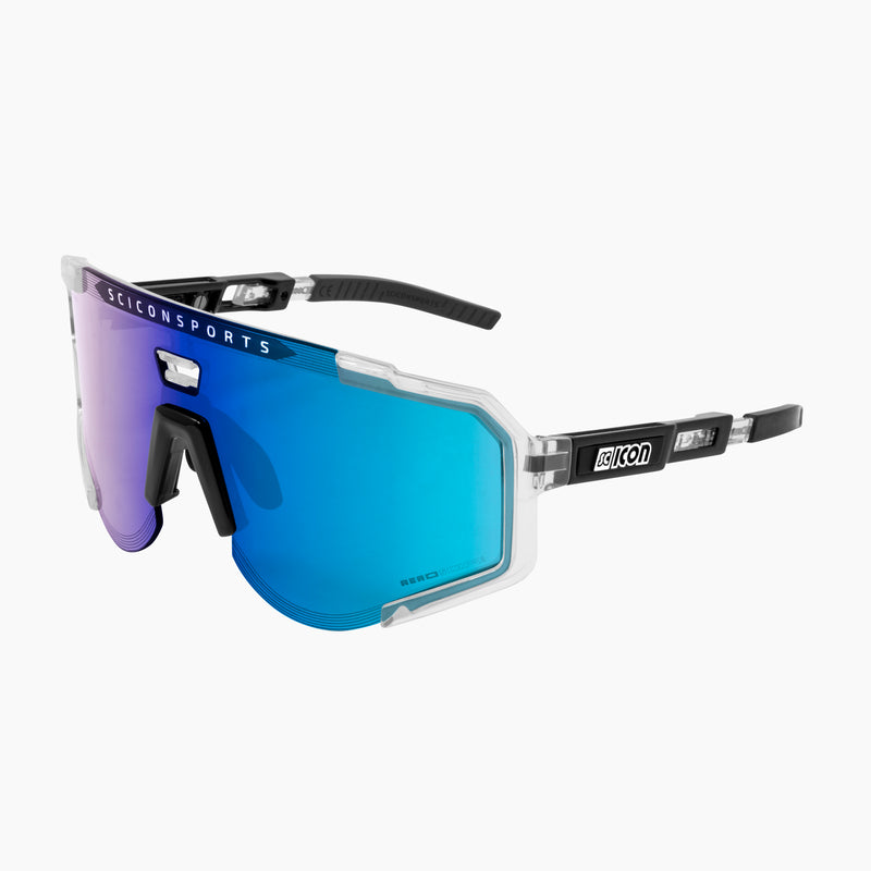 Scicon Occhiali Sportivi Aeroscope Cristallo/Blu