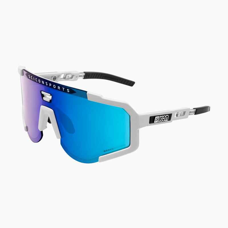 Scicon Occhiali Sportivi Aeroscope Bianco/Blu