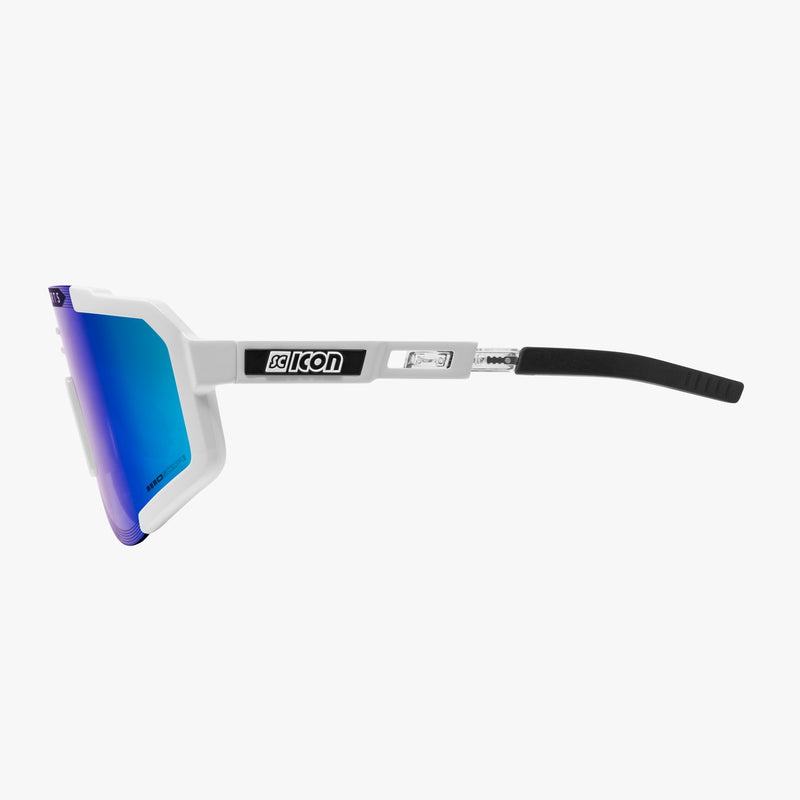 Scicon Occhiali Sportivi Aeroscope Bianco/Blu Vendite Flash