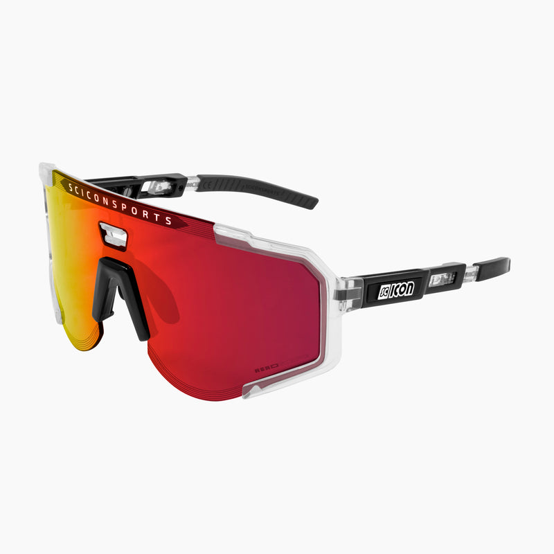 Scicon Occhiali Sportivi Aeroscope Cristallo/Rosso