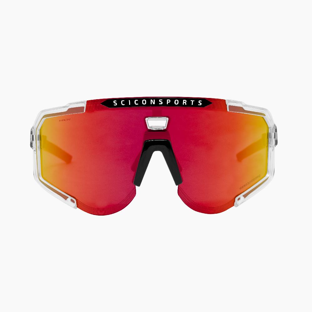 Scicon Occhiali Sportivi Aeroscope Cristallo/Rosso In Saldo