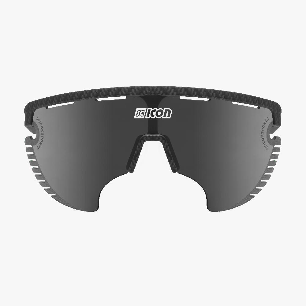 Scicon Occhiali Sportivi Aerowing Lamon Carbon/Lente Argento Specchiata Consegna Veloce