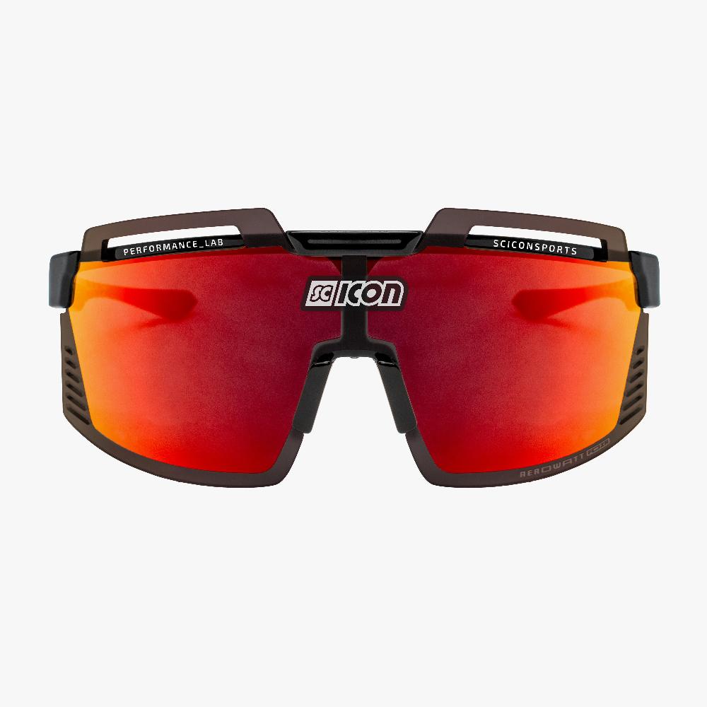 Scicon Occhiali Sportivi Aerowatt Foza Nero/Rosso Shopping Online