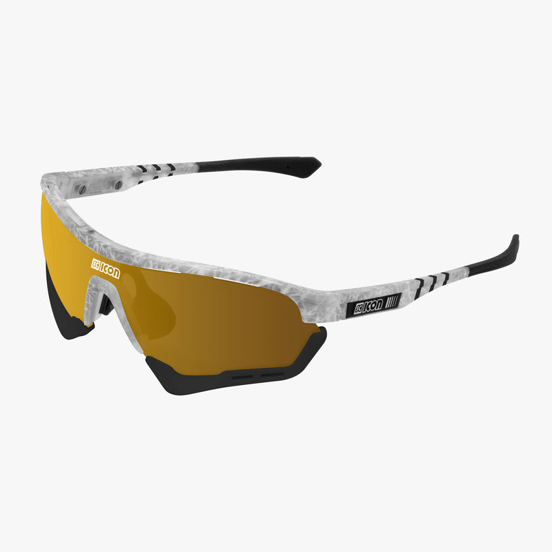 Scicon Aerotech SCN-PP Occhiali Sportivi Bianco/Bronzo