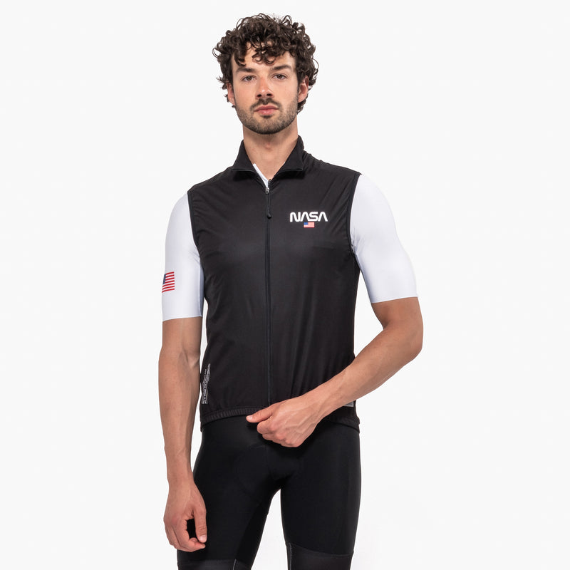 Scicon Gilet Antivento Space Agency22 Nero Sconto