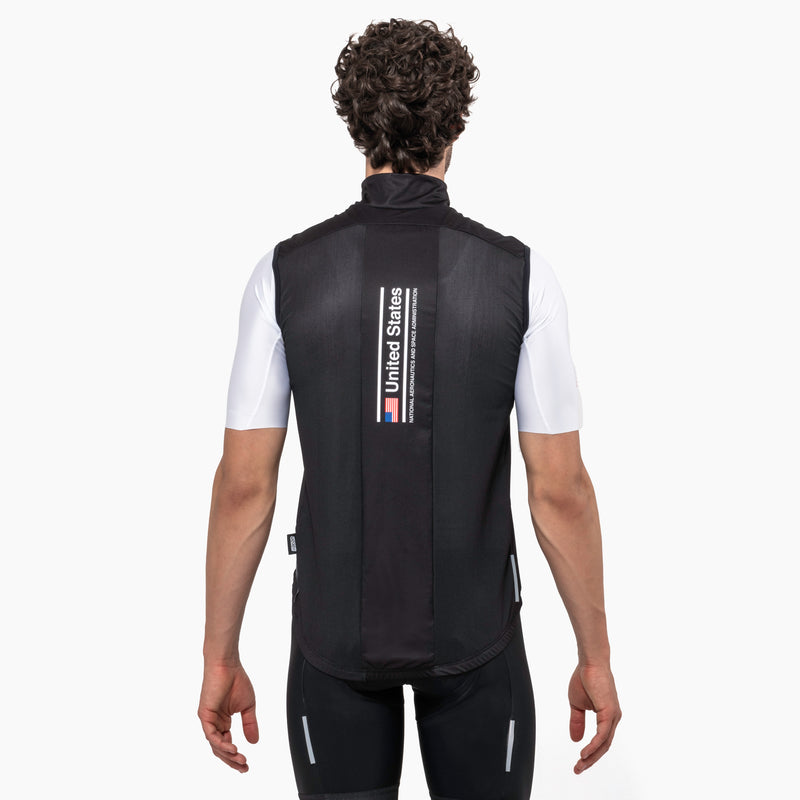 Scicon Gilet Antivento Space Agency22 Nero Sconto