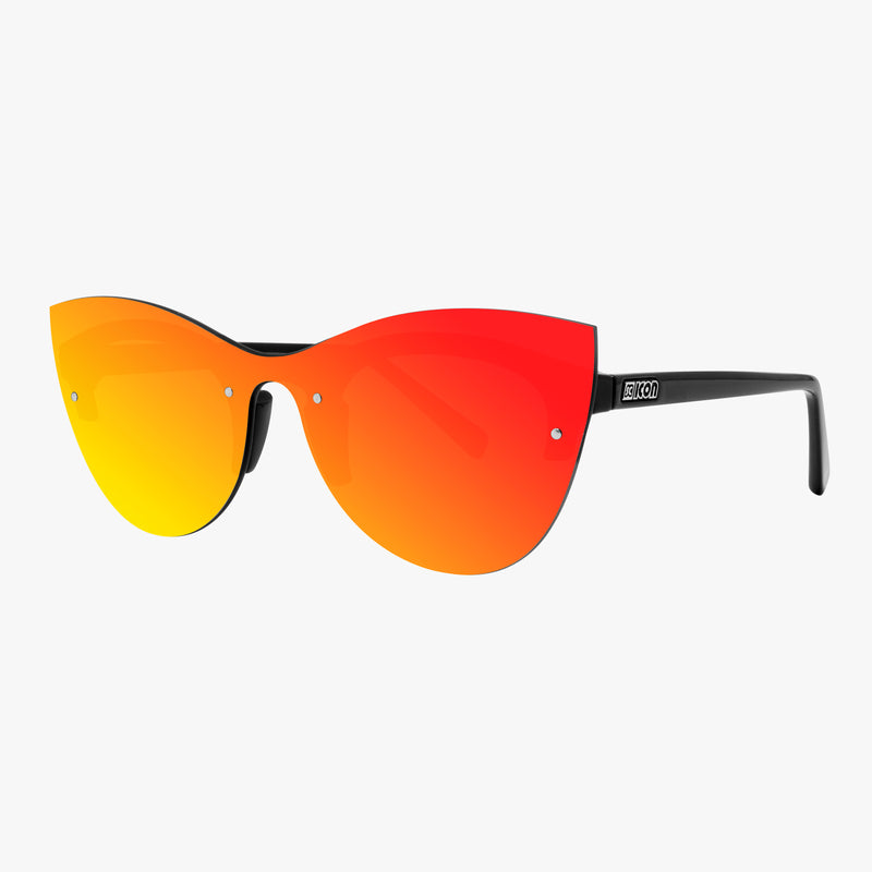 Scicon Occhiali da sole Phantom Donna Montatura Nera Lenti Rosse