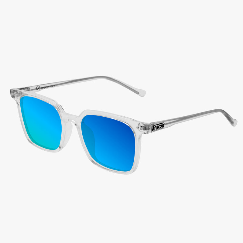 Scicon Occhiali da sole Vertec Cristallo/Lenti Blu Specchiate